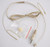 Double earhook Headset Mic Headworn Microphone For Sennheiser Wireless Beige