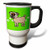 3dRose Blue Hippopotamus Travel Mug, 14-Ounce