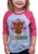 7 ate 9 Apparel Baby Girl s Little Turkey Thanksgiving 6 Months Pink Raglan