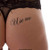 5 x inchUse me inch temporary tattoo lettering in black - Fetish kinky tattoo