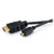 C2G Micro HDMI to HDMI  4K  High Speed HDMI Cable  Ethernet  60Hz  6 Feet -1.82 Meters-  Black  Cables to Go 50615