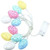 20 Easter Eggs 10Ft String Lights Battery Operated Fairy String Lights Easter Decorations for Easter Home Tree?Upstairs Banister Easter Party -Warm White  10 Eggs-