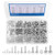 MEIYYJ M2 M3 M4 M5 M6 304 Stainless Steel Phillips Pan Head Bolts Screws Combine with Spring Washer and Plain Washers Nuts Assortment Kit 260pcs- 10 Sizes