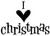 Penny Black Wood Mounted Rubber Stamp  Love Christmas