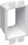 Arlington BE1-25 Electrical Outlet Box Extender, 1-Gang, White, 25-Pack