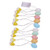 YU.Dafe Easter Eggs String Lights Battery Operated Fairy String Lights Decorative Fairy Twinkle Lights Easter Egg Shape LED String Lights -20 LEDs  B-