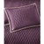 Martha Stewart Diamond Stitch Cotton Quilted Standard Sham Plum