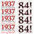 1937 84th Birthday Sticker Seal -24 Pieces- by Partypro