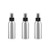 3Pcs 100ml 3.4oz Aluminum Fine Mist Spray Bottles Empty Refillable Perfume Sprayer Atomizer with Black Nozzle Cosmetic Packaging Container Jar Pot Vials Holder for Moisturizing Makeup Water Storage