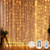 300 LED Window Curtain String Light 8 Modes USB Powerd with Remote Window String Fairy Lights for Bedroom Party Wedding Home Garden Christmas-9.8ft X 9.8ft  Warm White- -Warm White-9.8ft- 300 LED Window Curtain String Light 8 Modes USB Powerd with Remote Window String Fairy Lights for Bedroom Party Wedding Home Garden Christmas-9.8ft X 9.8ft  Warm White- -Warm White-9.8ft-