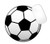 BRGiftShop Animated Soccer Ball Round Mouse Pad