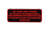 Psalms 23-4 Red Bible Jesus Verse Christian Shadow of Dead Iron on Patch -MTP1-