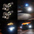 TOTMOX Car LED Light Bulbs  2PCS H7 6000K Fog Light Bulbs Daytime Running Lights Headlight Bulbs for Auto Vehicle  White Light