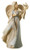 Enesco Foundations Bereavement Angel Stone Resin Figurine, 9"