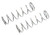 Team Associated 89547 RC8.2 Rear Spring  Silver