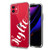 MUNDAZE Personalized Custom Name Text Case for Apple iPhone 11 -ONLY- - Protective Handwriting Style Custom Name Case -iPhone 11-