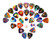 Meditation guitar picks - Mega Pack -30 picks in a packet-