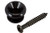 Folkcraft Strap Button  Black Finish  Pack Of Two