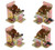 4 Pcs - Lock Extension Table Bed Leg Feet Steel Folding Foldable Support Bracket