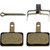 Shimano BR-M416 resin pad and spring with split pin  B01S by Shimano
