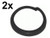 for BMW -select 1982-2002 models- Spring Pad Front Lower -x2- OEM LEMFOERDER