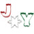 Wilton 2308-3272 Cookie Cutter Set, Joy