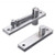 Door Pivot Hinge  Tiberham 2Pcs 360 Degree Rotation Hidden Door Shaft Pivot Hinges  Heavy Duty Stainless Steel Concealed Rotating Door Hinge with Fixing Screws -130 x 25 mm-