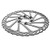 Baoludz Bicycle disc Brake MTB BB8 Mechanical Disc Brake 160mm Whit Bolts and Bicycle Bike Freewheel Threaded Hubs Disk Disc Brake Rotor 6 Bolt Flange Adapter 44MM