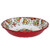 Le Cadeaux Allegra Salad Bowl, 13.75-Inches, Red