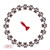Xwan Non-Slip Bathtub Stickers 20Pcs Dog Paw Print Safety Bathroom Tubs Showers Treads Adhesive Decals with Scraper