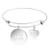 Zodiac Bracelet Constellation Stainless Steel Engraved Disc Jewelry Gifts for Women -Aquarius- Zodiac Bracelet Constellation Stainless Steel Engraved Disc Jewelry Gifts for Women -Aquarius-