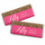 Chic 50th Birthday - Pink and Gold - Candy Bar Wrappers Birthday Party Favors - Set of 24