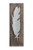 Creative Co-op Wood Wall Décor with Metal Feather