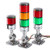 12-24V LED Stack Tower Lights  Industrial Warning Lights  Andon Lights  Column Signal Tower Indicator Lamp Beacon  Continuous Flashing Light Switchable  3 Level -Without Buzzer-