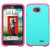 Teal Green Hot Pink Astronoot Phone Protector Cover for LG MS323 -Optimus L70- LG VS450PP -Optimus Exceed 2- LG LS620 -Realm- LG Ultimate 2