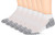 Skechers Sport - Mens S112090-117 6 Pack Cushioned Quarter Crew Socks  White Grey Shoe Size 6-12