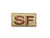 US Air Force SF Fully Embroidered Spice Brown OCP Patch with Hook Fastener