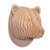 Cardboard Safari Recycled Cardboard Animal Taxidermy Bear Trophy Head  Stewart -Micro  Brown-