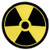 Nuclear Radiation Symbol Embroidered Patch Iron-On Danger Symbol Yellow Logo