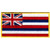 Hawaii State Flag Embroidered Patch Iron-On HI Hawaiian Islands Emblem