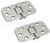 SeaLux Marine 316 Stainless Steel 180 Degree Flush Mount Hatch Hinge 2-3 4 inch x 1-5 8 inch for Boat  RVs -Pair-