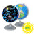 CYHO Illuminated World Globe - USB 2 in 1 LED Desktop World Globe, Night View Stars and Constellations Globe for Kids Adults, Ideal Educational Geographic Learning Toy (G-1)