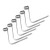 Baoblaze -Pack 8- 8mm Metal Kayak Paddle Spring Clips - Tent Pole Clips - Snap Button Clip - Accessories