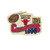 NBA Chicago Bulls Logo Patch - 1996 Champions
