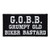 G.O.B.B. Grumpy Old Biker Bastard Patch  Funny Patches