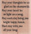 All Year Long Irish Blessing Wood Mounted Rubber Stamp -C5328-