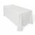 LinenTablecloth Rectangular Economy Polyester Tablecloth  90 by 132-Inch  White