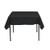 LinenTablecloth 52 in. Square Economy Polyester Tablecloth Black
