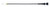Crown Automotive Temperature Control Cable HVAC  black silver