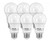 60 Watt Equivalent SlimStyle LED Light Bulb Soft White 2700K 6 Pack 60W